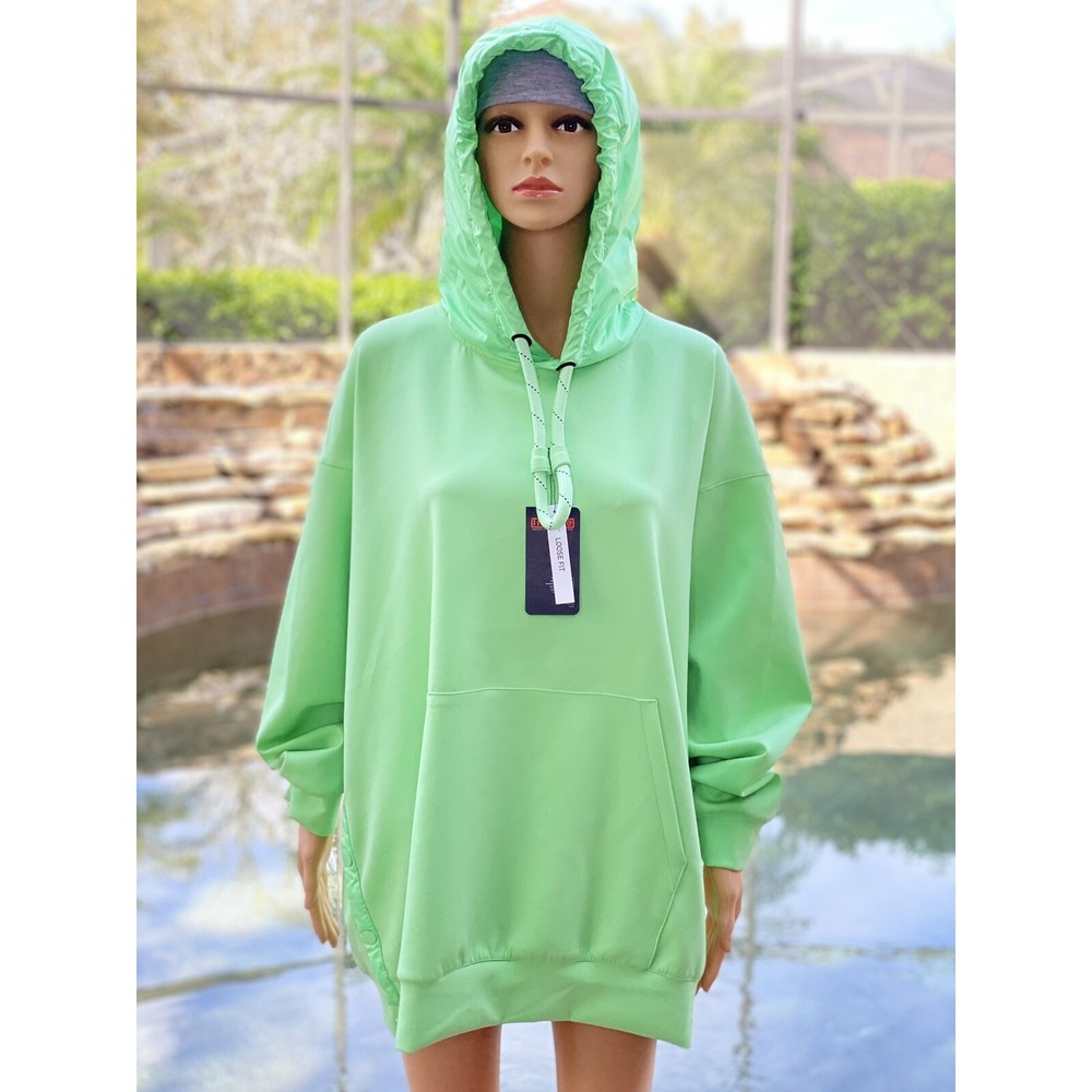 Nike Sportswear City Ready Pullover Hoodie Women XL Green Display Model NWT